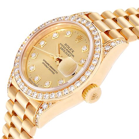 rolex women's gold watch|rolex female watch price.